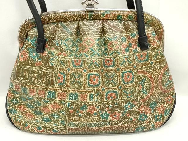 平和屋着物▼和装小物　和装バッグまとめて3点　ハンドバッグ　クラッチ　花唐草文　花丸文　吉祥花文　逸品　DABJ2399xg