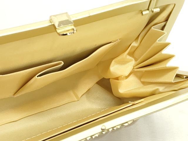 平和屋着物▼和装小物　和装バッグまとめて3点　ハンドバッグ　クラッチ　佐賀錦　草花文　菱文　金銀糸　逸品　DABJ2402xg