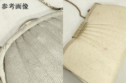 平和屋着物▼和装小物　和装バッグまとめて3点　ハンドバッグ　クラッチ　佐賀錦　紗綾形　立波文　霞文　金銀糸　逸品　DABJ2406xg