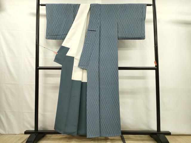 平和屋着物■上質な小紋　立涌文　正絹　逸品　DABJ2534ya