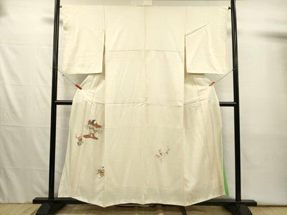 平和屋着物■訪問着　童子遊び　金彩　正絹　逸品　DABJ2537ya