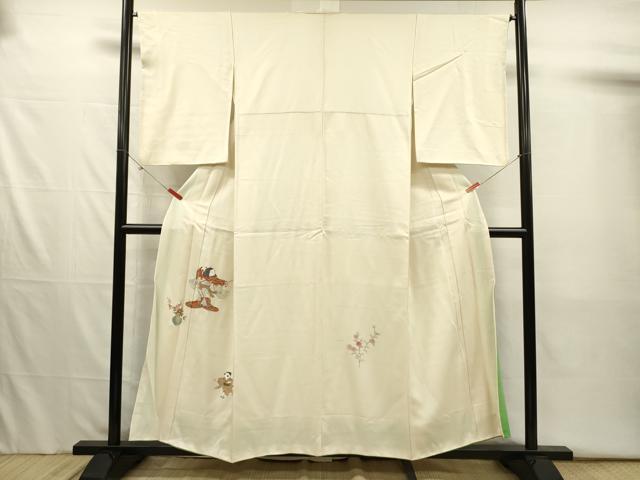 平和屋着物■訪問着　童子遊び　金彩　正絹　逸品　DABJ2537ya
