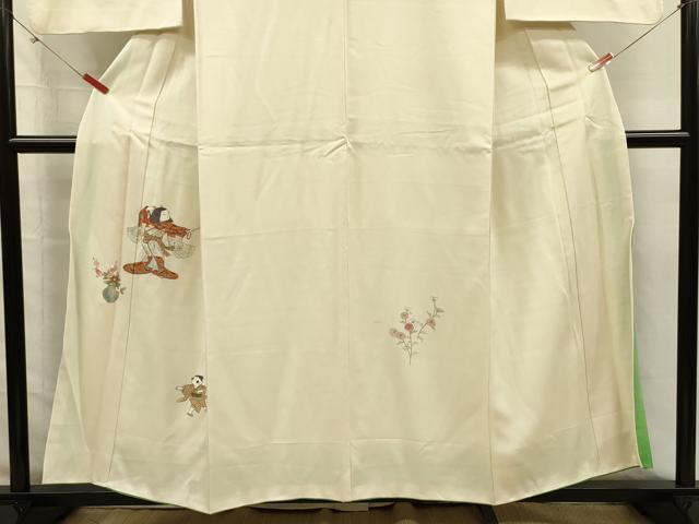 平和屋着物■訪問着　童子遊び　金彩　正絹　逸品　DABJ2537ya