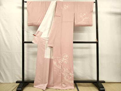 平和屋着物■訪問着　絞り　刺繍　結び紐文　正絹　逸品　DABJ2548ya