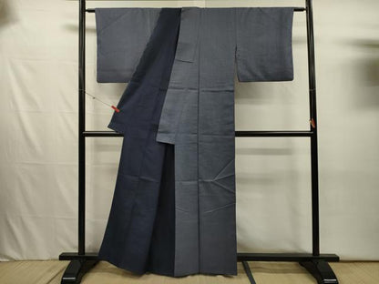平和屋着物■上質な紬　絣文様　正絹　逸品　DABJ2553ya
