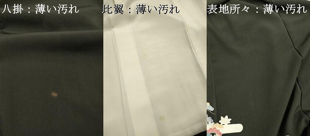 平和屋着物■豪華黒留袖　作家物　立波花松文　枝梅　正絹　逸品　DABJ2557ya