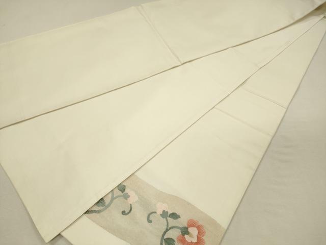 平和屋着物◎太鼓柄袋帯　すくい織　動物人物花文　金糸　正絹　逸品　DABJ2607ya