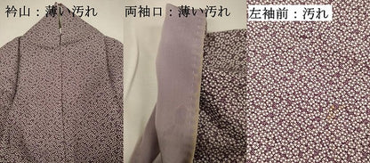 平和屋着物■江戸小紋　花唐草文　正絹　逸品　DABJ2640ya