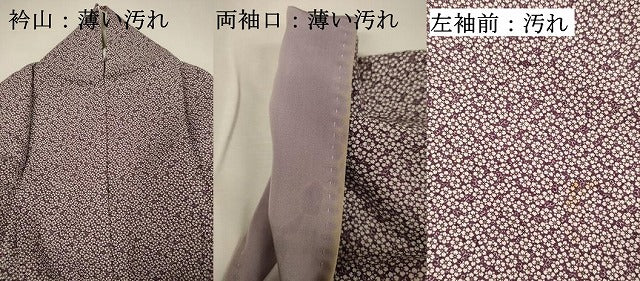 平和屋着物■江戸小紋　花唐草文　正絹　逸品　DABJ2640ya