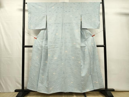平和屋着物■上質な小紋　花菱文　正絹　逸品　DABJ2646ya