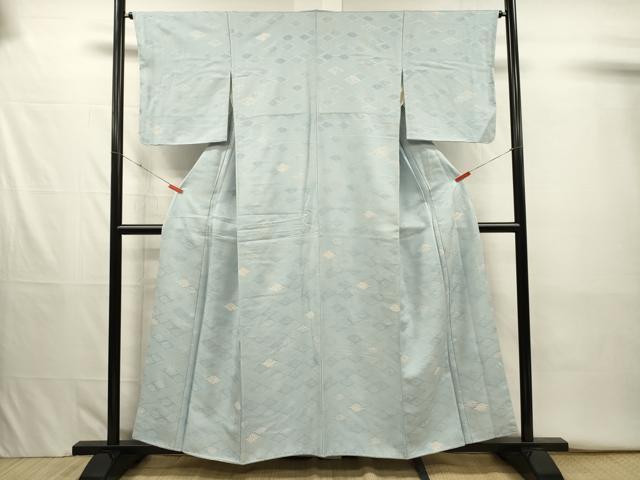 平和屋着物■上質な小紋　花菱文　正絹　逸品　DABJ2646ya