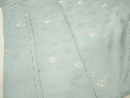 平和屋着物■上質な小紋　花菱文　正絹　逸品　DABJ2646ya