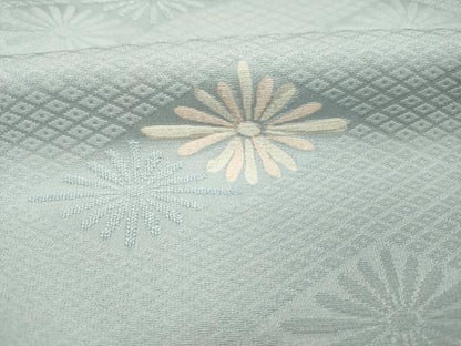 平和屋着物■上質な小紋　花菱文　正絹　逸品　DABJ2646ya