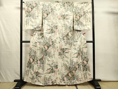 平和屋着物■上質な小紋　花鼓文　金彩　正絹　逸品　DABJ2647ya