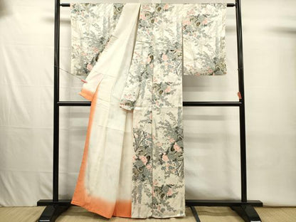 平和屋着物■上質な小紋　花鼓文　金彩　正絹　逸品　DABJ2647ya