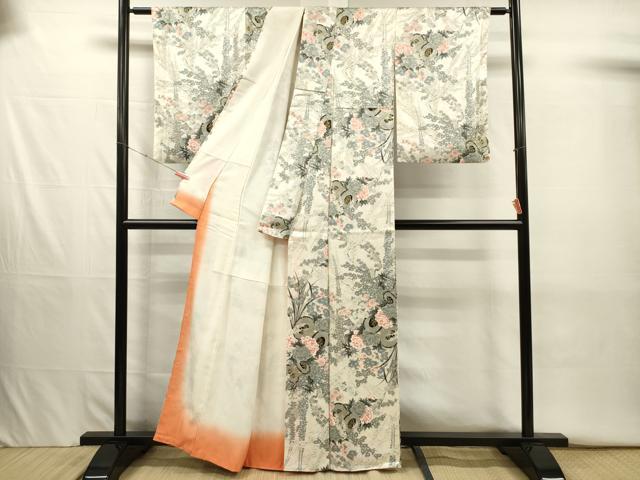 平和屋着物■上質な小紋　花鼓文　金彩　正絹　逸品　DABJ2647ya