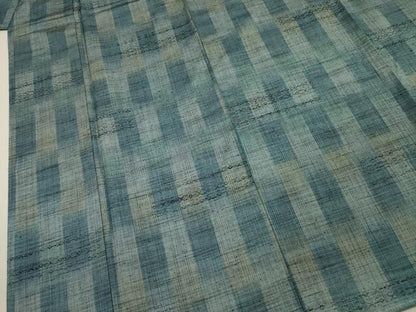平和屋着物■上質な紬　抽象文様　正絹　逸品　未使用　DABJ2651ya