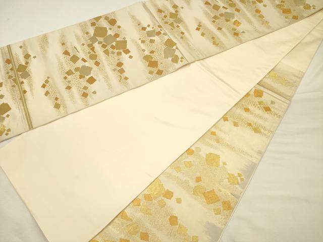 平和屋着物◎六通柄袋帯　箔散らし文　金糸　鈴乃屋扱い　正絹　逸品　DABJ2701ya