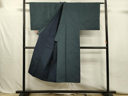 平和屋着物■男性　本場大島紬　幾何学文様　正絹　逸品　DABJ2704ya