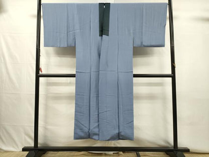 平和屋着物■男性　長襦袢　袷　風景人物文　暈し染め　金彩　正絹　逸品　DABJ2710ya