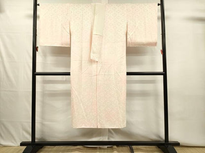 平和屋着物■長襦袢　袷　菱地紋　暈し染め　正絹　逸品　DABJ2713ya