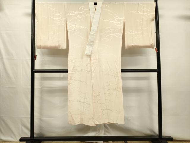 平和屋着物■長襦袢　無双仕立て　露芝地紋　暈し染め　正絹　逸品　DABJ2714ya
