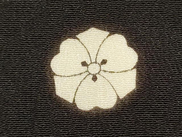 平和屋着物■豪華黒留袖　駒刺繍　花松文　金彩　正絹　逸品　DABJ2754ya