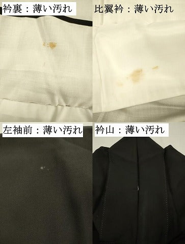 平和屋着物■豪華黒留袖　駒刺繍　花鼓文　枝梅　金彩　正絹　逸品　DABJ2760ya