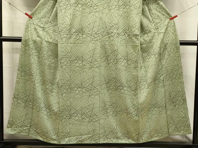 平和屋着物■上質な小紋　芝草文　正絹　逸品　DABJ2766ya