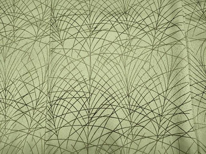 平和屋着物■上質な小紋　芝草文　正絹　逸品　DABJ2766ya