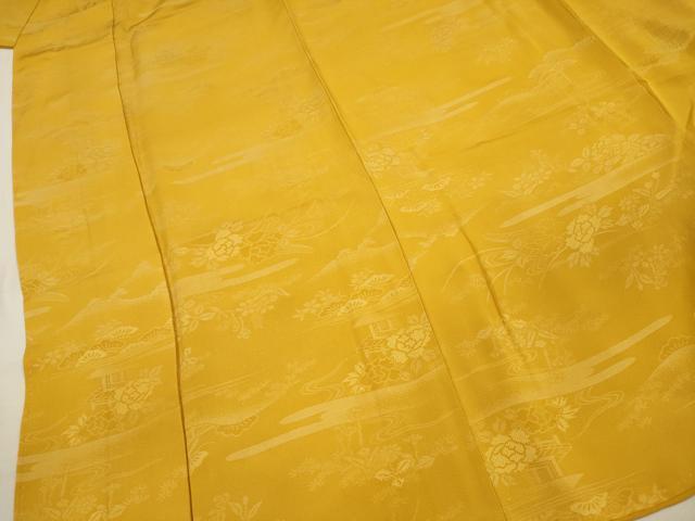 平和屋着物■上質な小紋　風景花文　正絹　逸品　DABJ2770ya