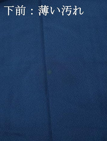 平和屋着物■上質な色無地　深縹色　正絹　逸品　DABJ2774ya