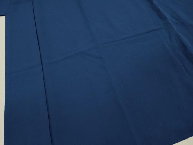 平和屋着物■上質な色無地　深縹色　正絹　逸品　DABJ2774ya