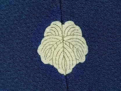 平和屋着物■上質な色無地　深縹色　正絹　逸品　DABJ2774ya