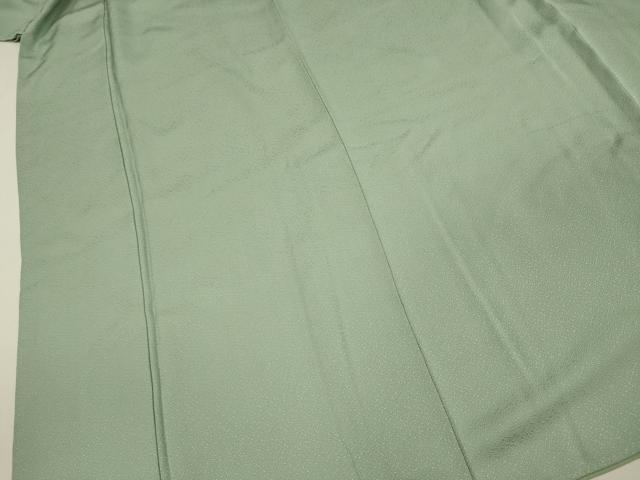 平和屋着物■上質な色無地　作家物　霞地紋　薄青色　正絹　逸品　DABJ2775ya