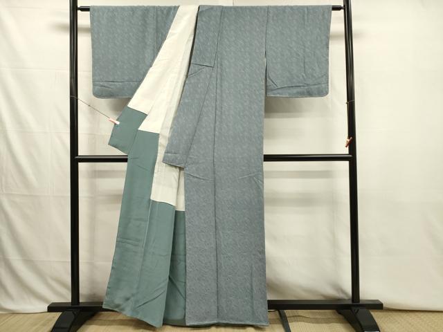 平和屋着物■上質な小紋　流水文　正絹　逸品　DABJ2800ya