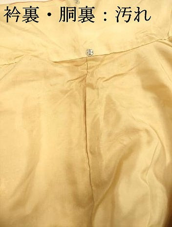 平和屋着物■上質な小紋　抽象花文　暈し染め　正絹　逸品　DABJ2802ya