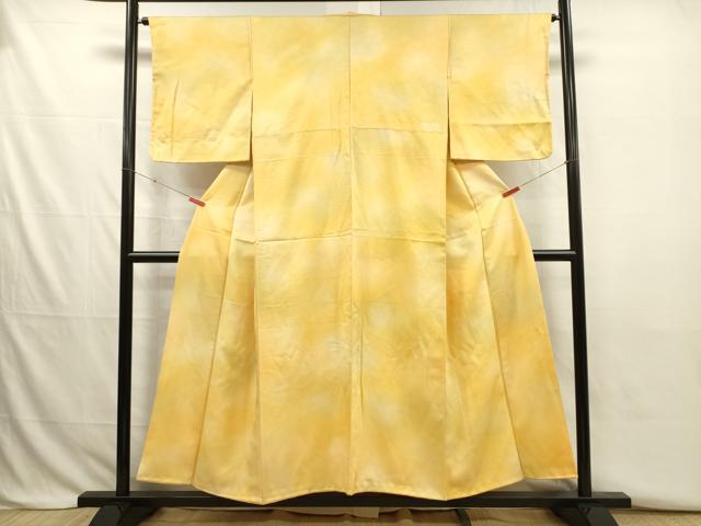 平和屋着物■上質な小紋　霞文　暈し染め　正絹　逸品　DABJ2804ya
