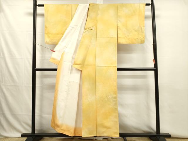 平和屋着物■上質な小紋　霞文　暈し染め　正絹　逸品　DABJ2804ya
