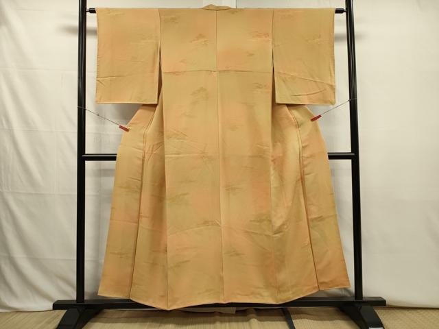 平和屋着物■上質な小紋　風景松地紋　暈し染め　正絹　逸品　DABJ2805ya