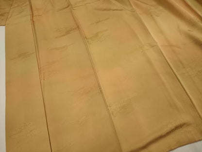 平和屋着物■上質な小紋　風景松地紋　暈し染め　正絹　逸品　DABJ2805ya
