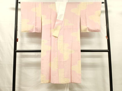 平和屋着物■長襦袢　無双仕立て　雲文　正絹　逸品　DABJ2809ya