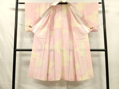 平和屋着物■長襦袢　無双仕立て　雲文　正絹　逸品　DABJ2809ya