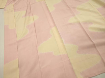 平和屋着物■長襦袢　無双仕立て　雲文　正絹　逸品　DABJ2809ya