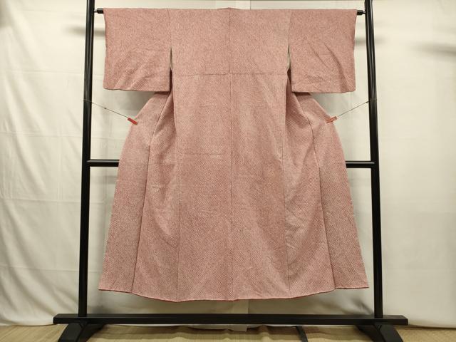 平和屋着物■大変加工の良い総絞り小紋　正絹　逸品　DABJ2811ya