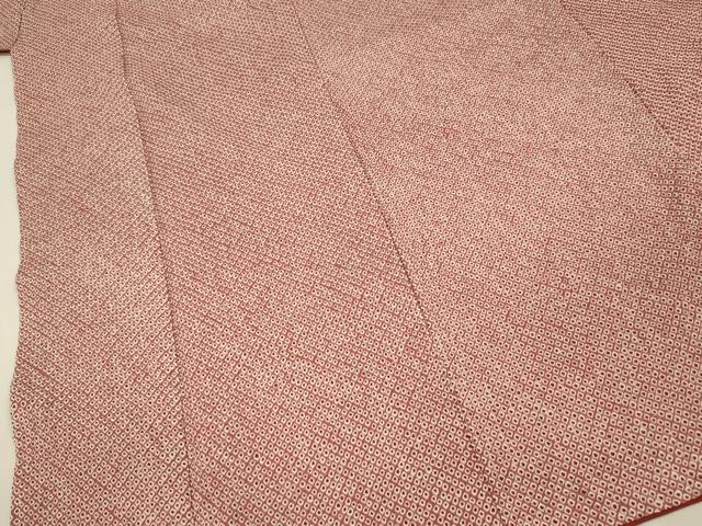 平和屋着物■大変加工の良い総絞り小紋　正絹　逸品　DABJ2811ya