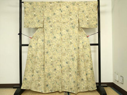 平和屋着物■上質な小紋　成り物　正絹　逸品　DABJ2827ya