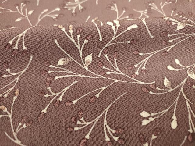 平和屋着物■上質な小紋　枝花文　暈し染め　正絹　逸品　DABJ2830ya