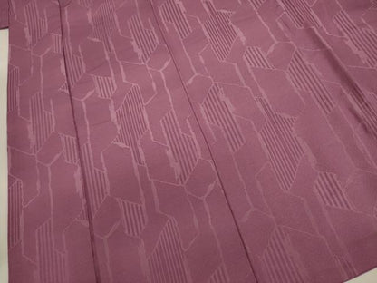 平和屋着物■上質な小紋　幾何学文　正絹　逸品　DABJ2836ya