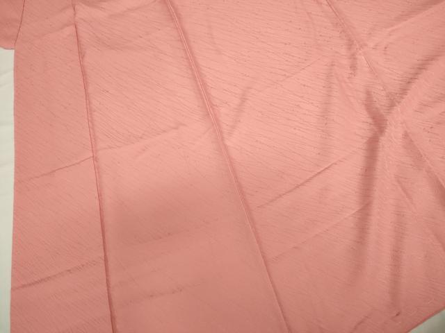 平和屋着物■上質な色無地　霞地紋　東雲色　正絹　逸品　DABJ2843ya